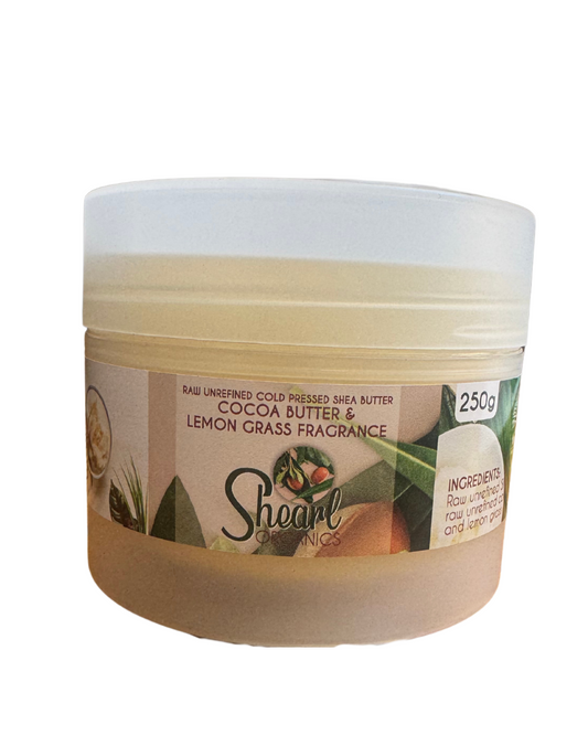 Blended Shea Butter (Cocoa Butter & Lemon Grass)